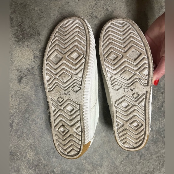 Tom’s white canvas cordones platform sneaker - Picture 6 of 7